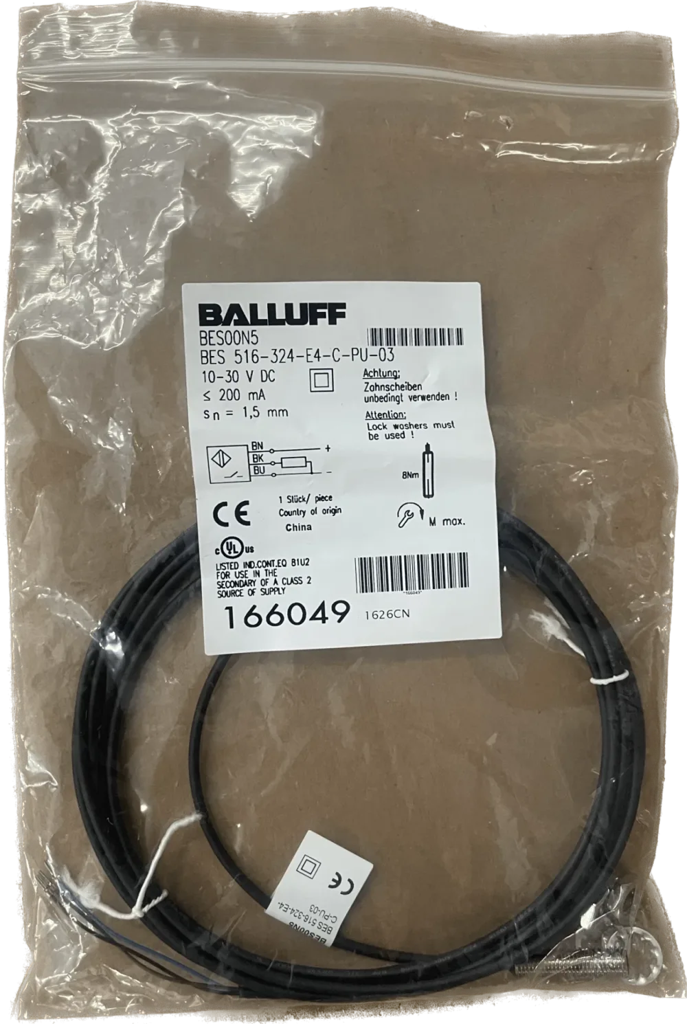 BALLUFF Induktive Standardsensoren mit Vorzugstypen BES 516-324-E4-C-PU-03