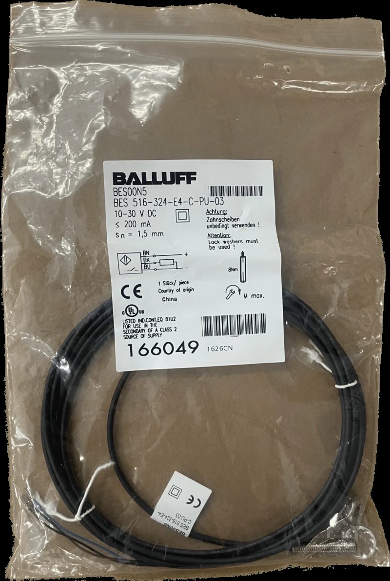 BALLUFF Induktive Standardsensoren mit Vorzugstypen BES 516-324-E4-C-PU-03