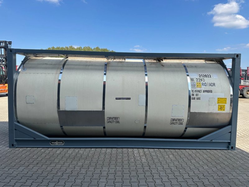 20FT ISO 25.00L / 2 comp (2x 12.500L) /IMO-1 / 22T6