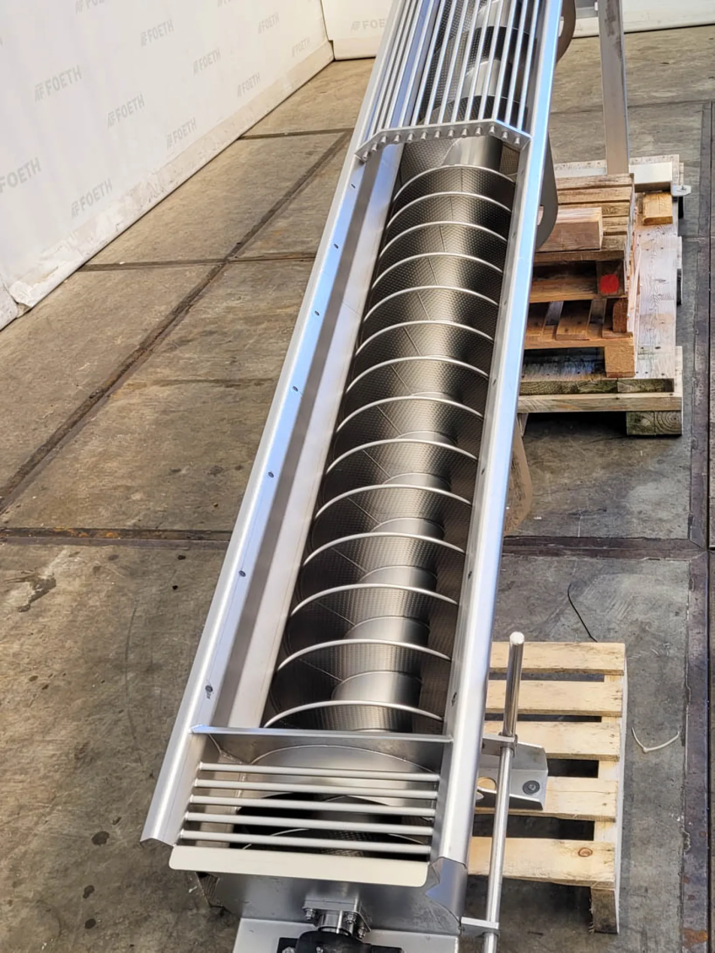 Inclined À vis Convoyeur - Horizontal screw conveyor - 5