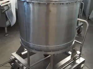 SERBATOIO INOX CARRELLATO MOD. 300 L