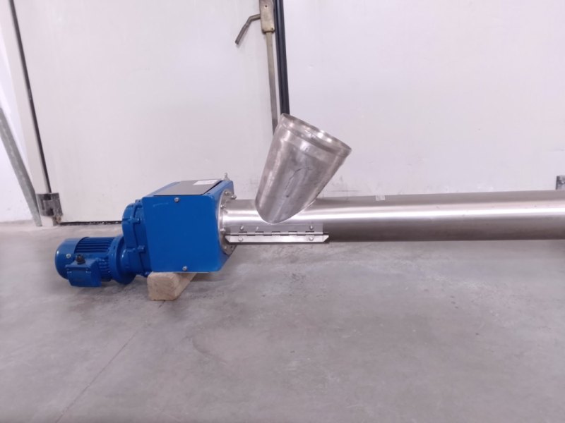 TRASFERITORE POLVERI A COCLEA IN ACCIAIO INOX – WAM