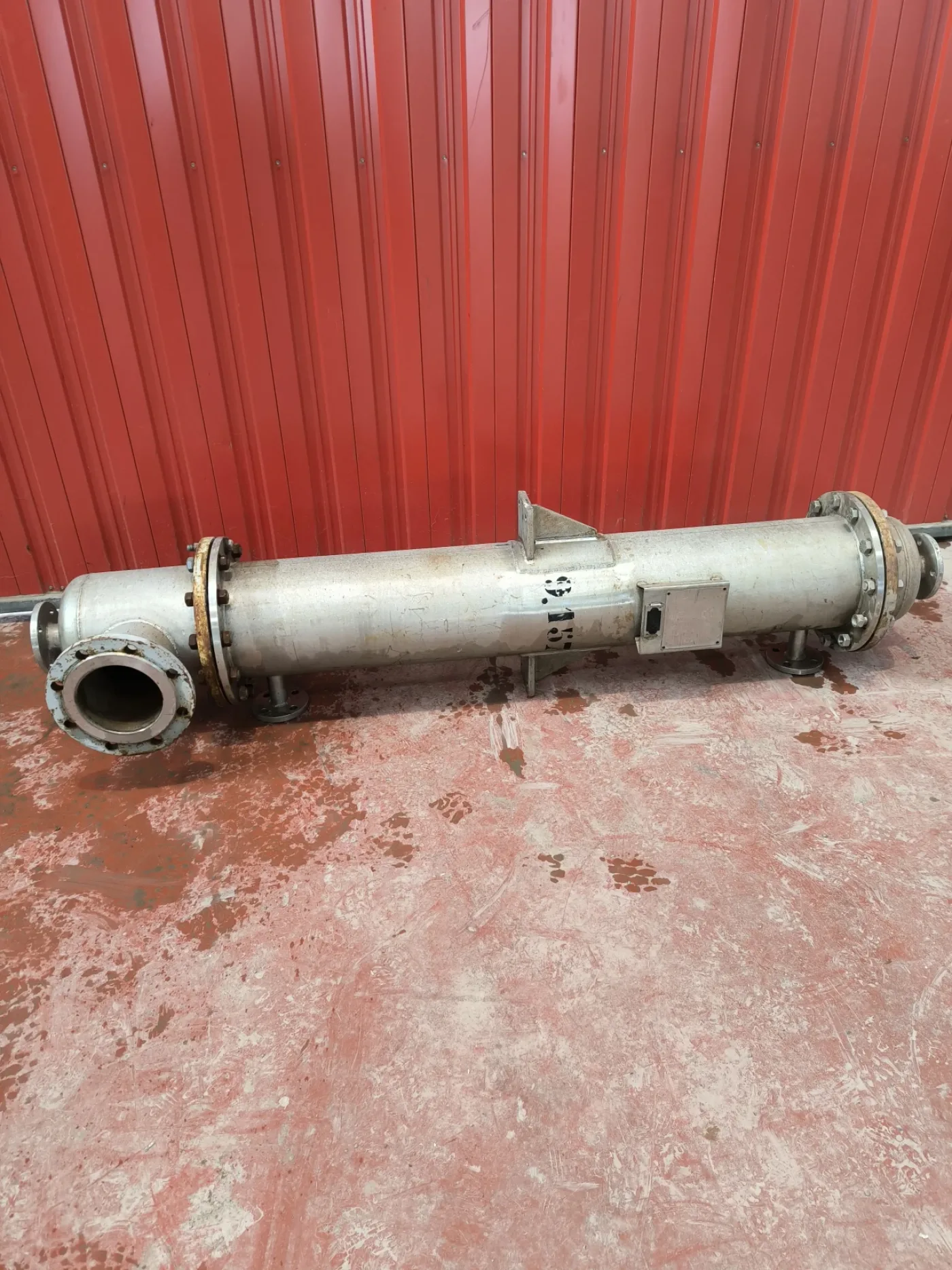 STAINLESS STEEL TUBULAR HEAT EXCHANGER 5.1 M² AGUILAR Y SALAS - 1