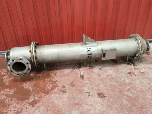 STAINLESS STEEL TUBULAR HEAT EXCHANGER 5.1 M² AGUILAR Y SALAS