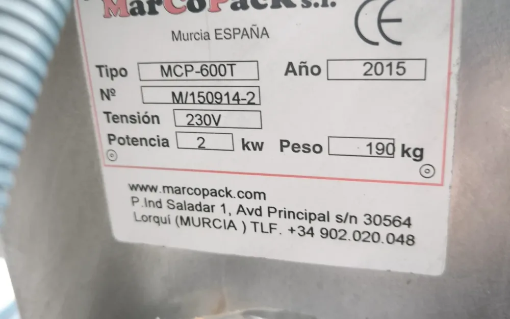LABELLING MACHINE MARCOPACK M/150914-2