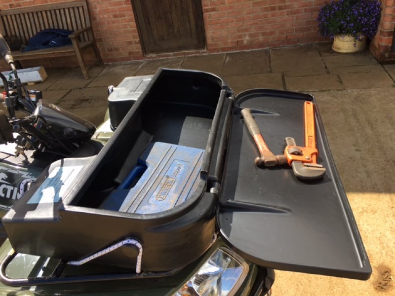 Quad bike tool Box. Front storage box Q2