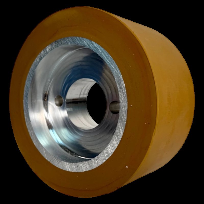 Vorschubrolle 110 x 50 mm CNC-Alukern – für Maggi, Haffner, HolzHer