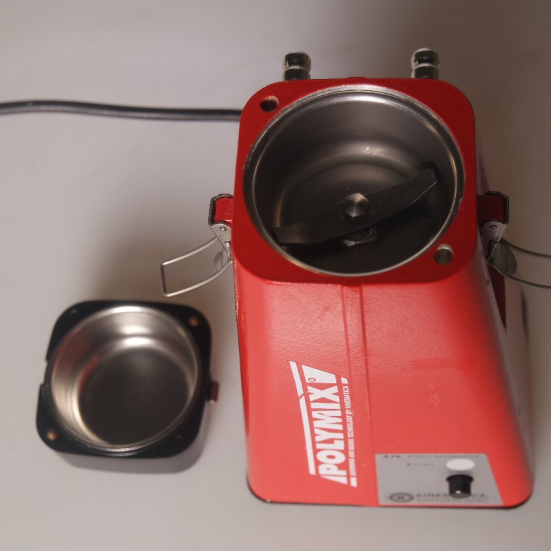 1190 - Used analytical grinder Kinematica polymix A 10