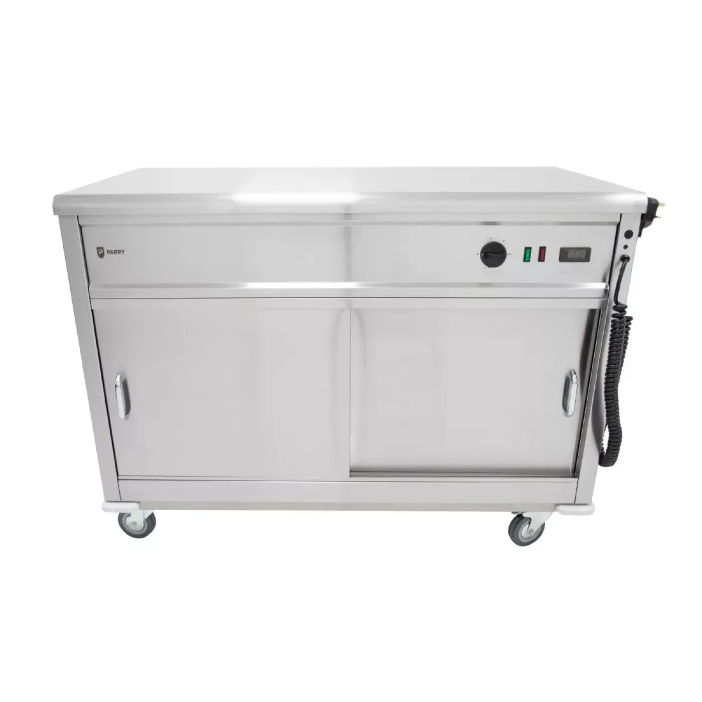 Parry Mobile Hot Cupboard with Flat Top MSF12 - islandcatering - 4