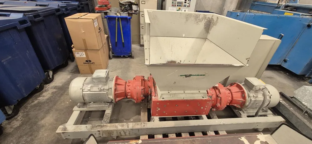 2010 Evashred EV 45E Twin-shaft Slow-speed Shredder
