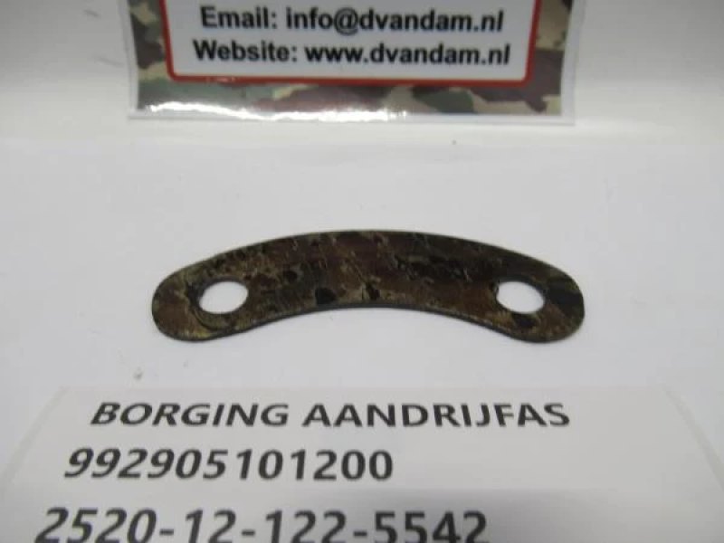 Borging aandrijfas