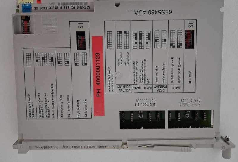 Siemens SIMATIC S5 6ES5 460-4UA13 Analog Input Module