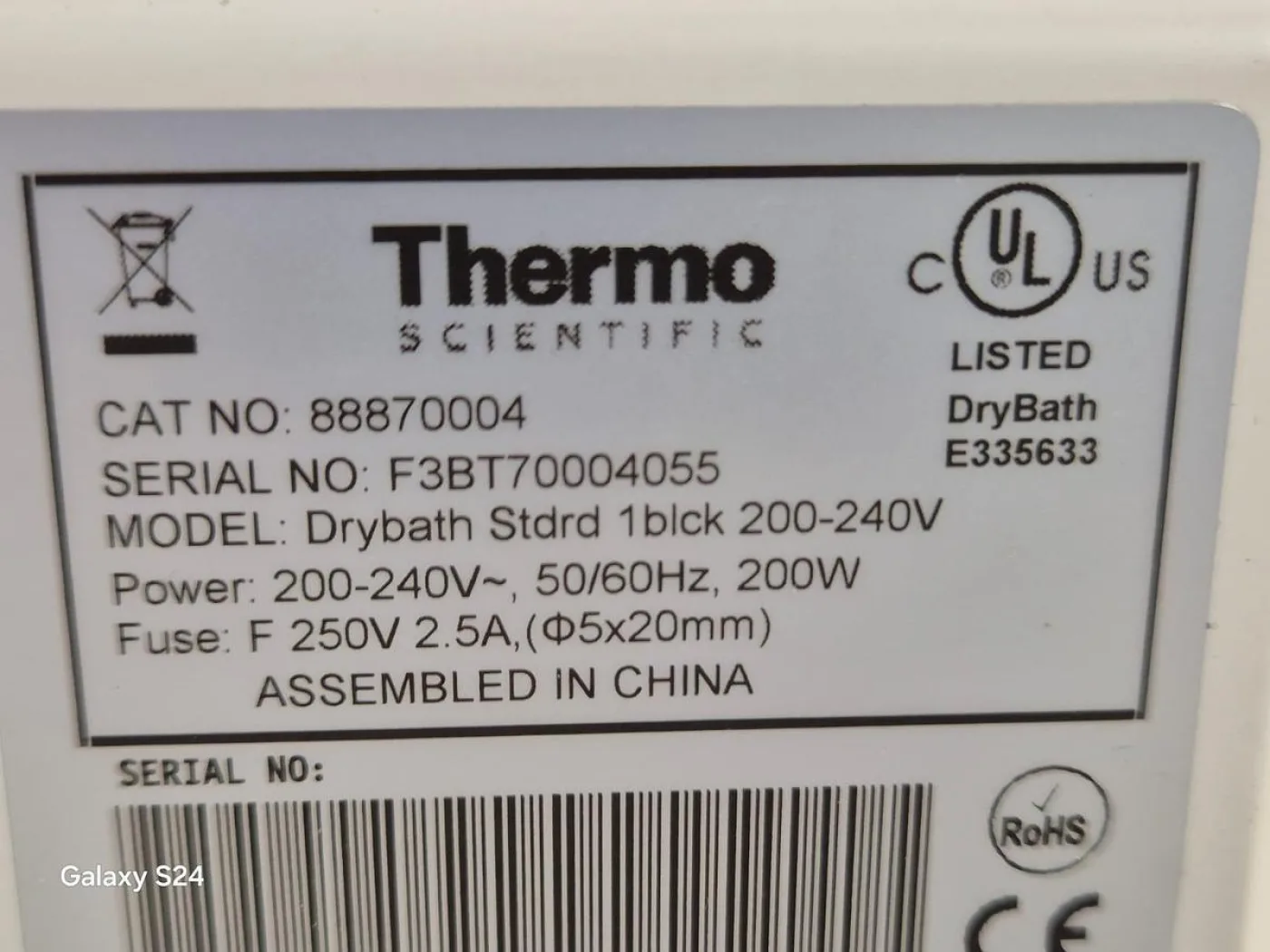 Thermo Scientific 1blck Drybath Standard 1/12 Block - 5
