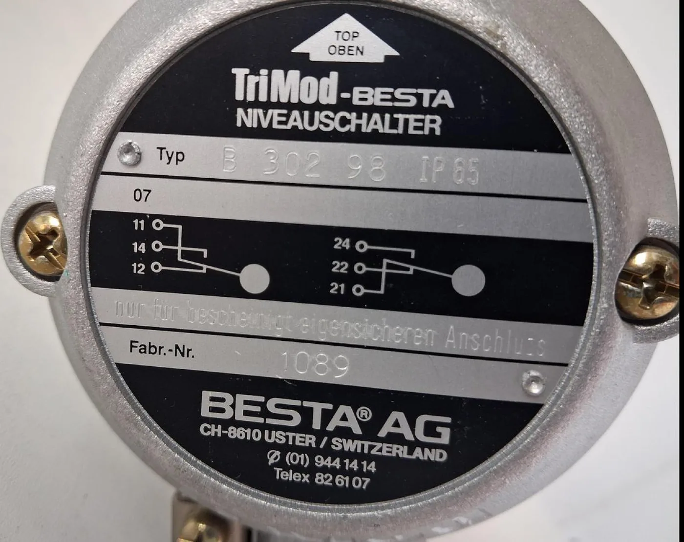 BESTA TriMod Niveauschalter Typ D7 - 6