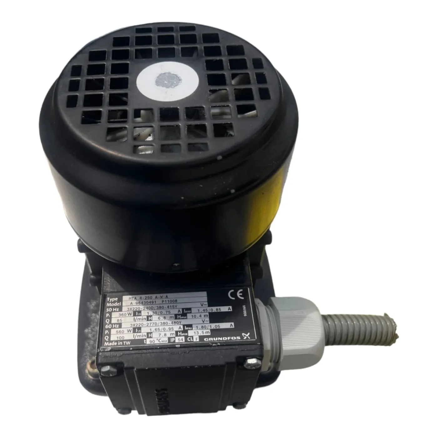 Edelstahl Kühlmittelbehälter HOMAG IMA mit Grundfos Pumpe MTA 4-250 A-W-A - 7