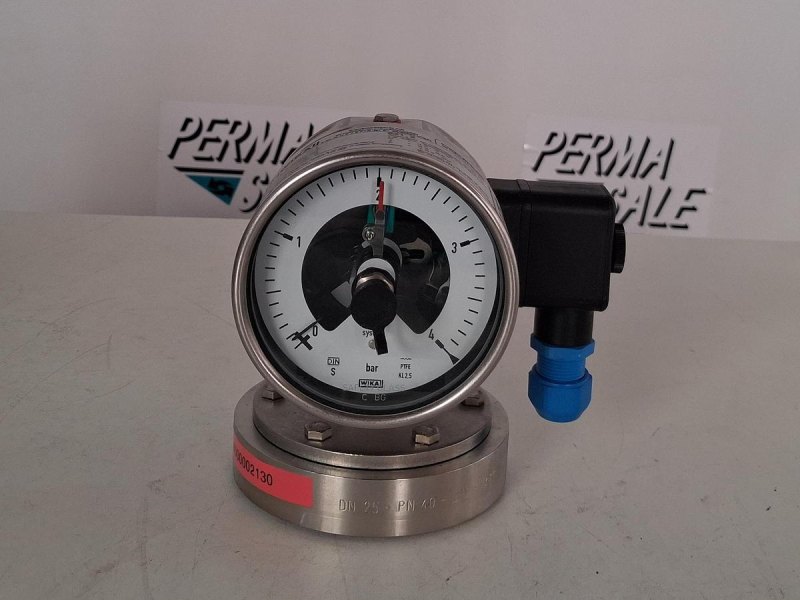WIKA NG 100 Kontaktmanometer 0–4 bar DN 25