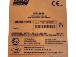Foxboro Eckardt MT228-N Messumformerspeisegerät