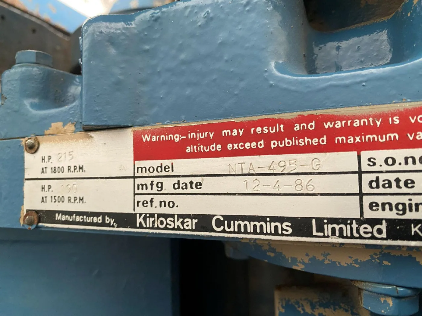 Cummins 138kVA - 4
