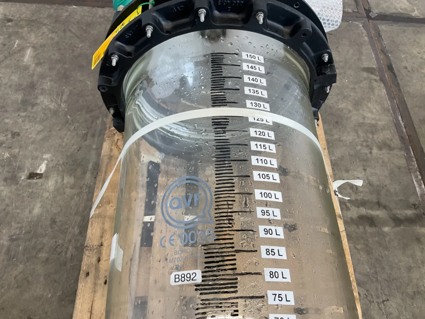 QVF Glasstechnik Vessel 150 L - Vertical tank - 4