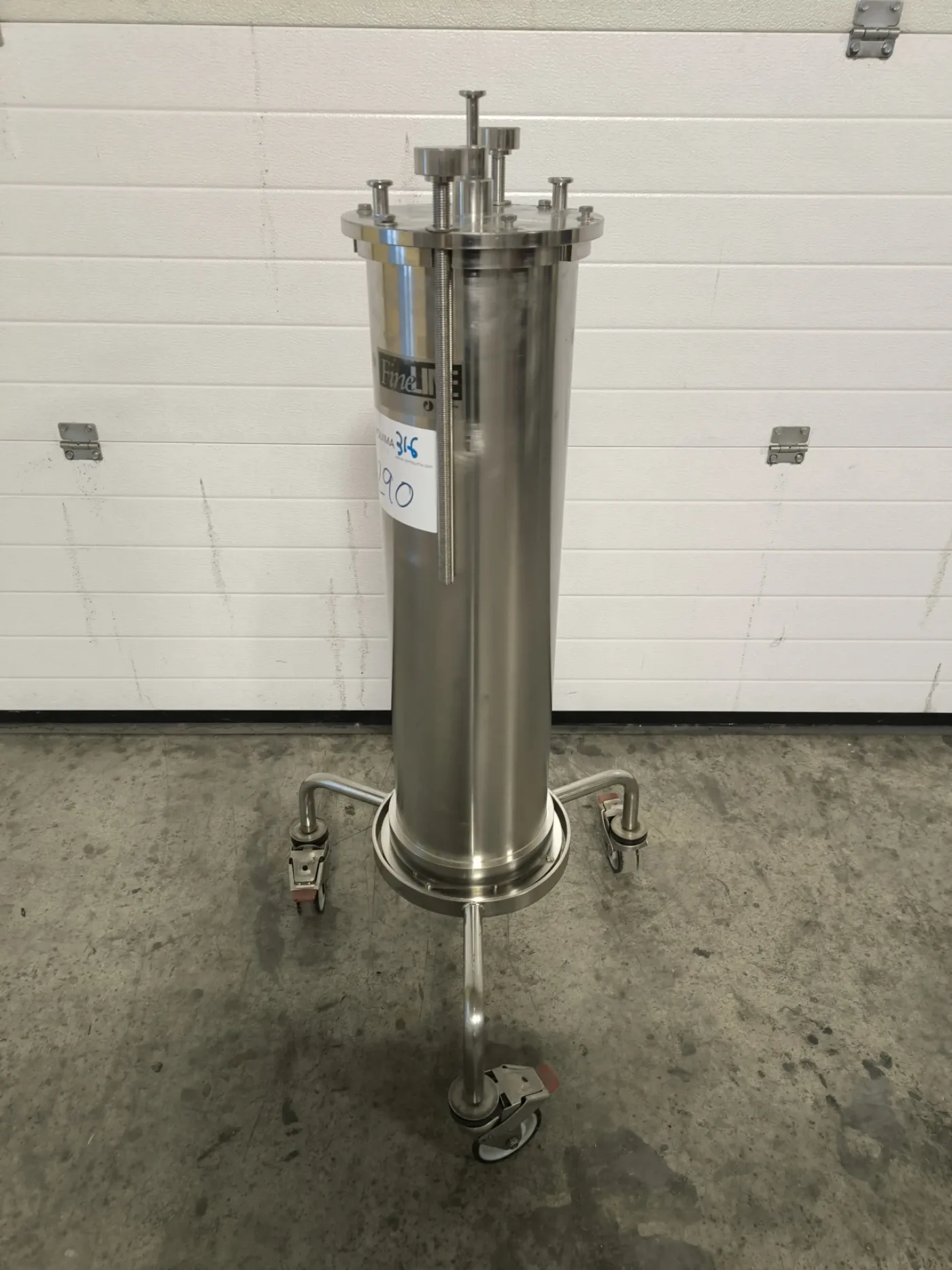 USED AMERSHAM PHARMACIA BIOTECH FINE LINE STAINLESS STEEL CHROMATOGRAPHY COLUMN 24 LITERS - 2