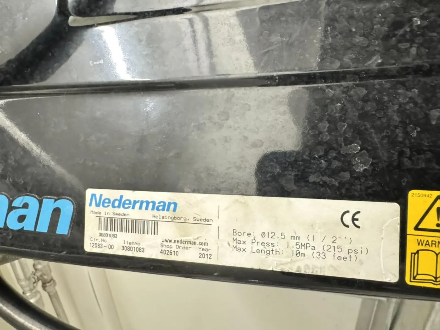 2012 Nederman Hose reel - 2