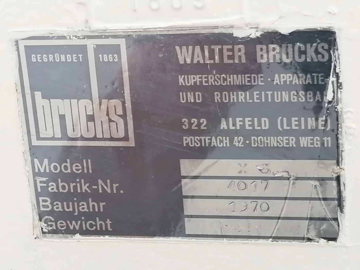 Walter Brucks XG - Coating pan - 8