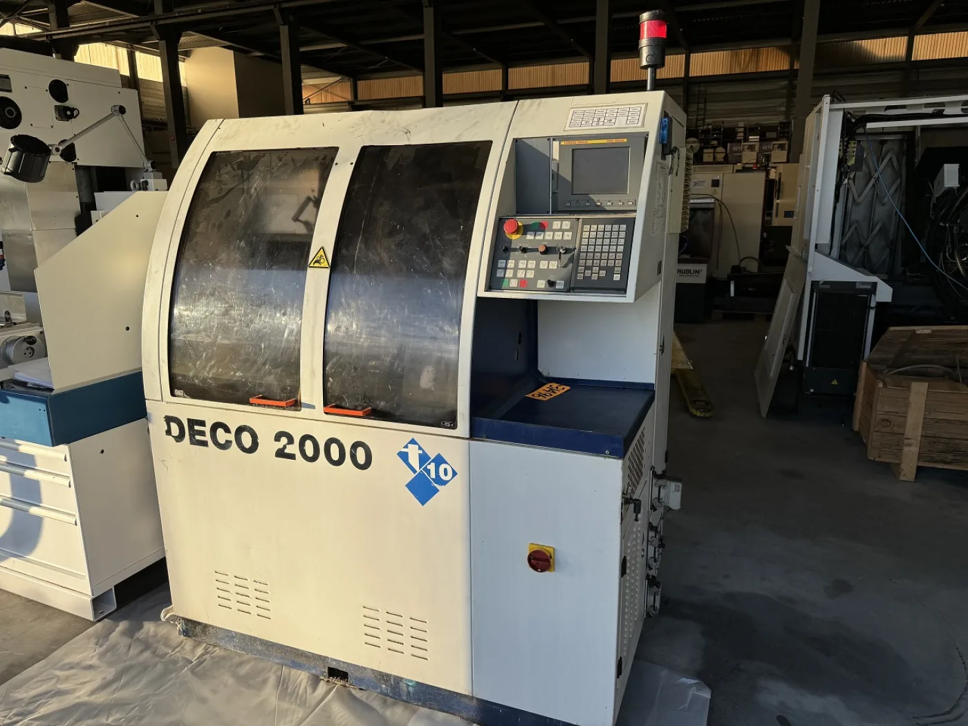TOUR AUTOMATIQUE CNC TORNOS DECO 2000 – 10a - 1