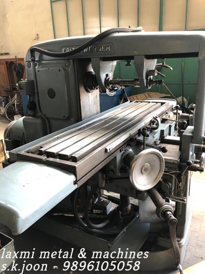 HORIZONTAL MILLING MACHINE, FRITZ WARNER - Laxmi Metal & Machines, Rohtak