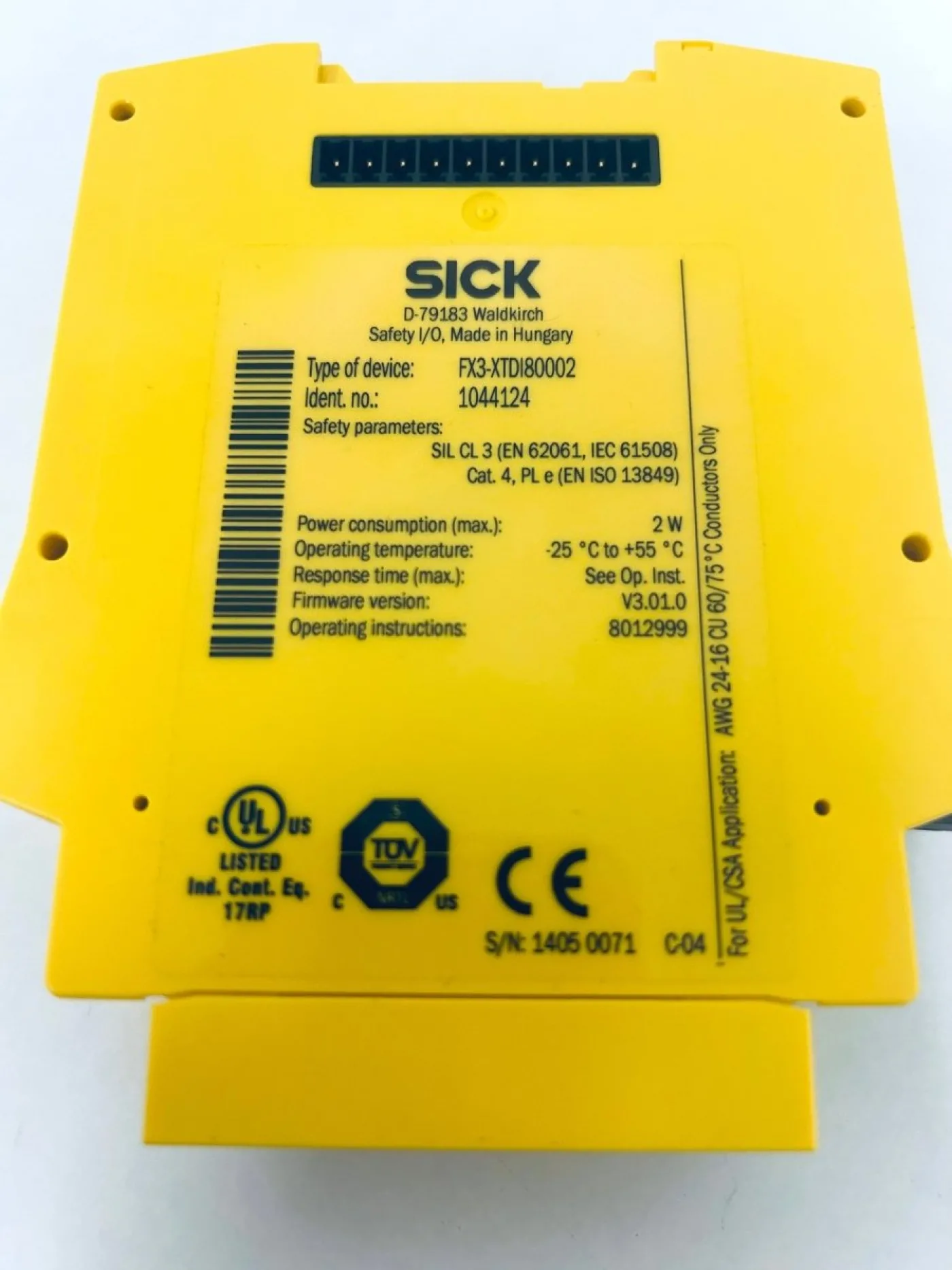 Sick Sicherheitsrelais FX3-XTDI80002 - 5