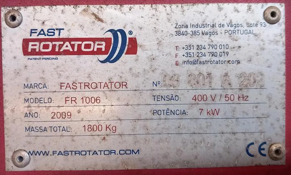 Máquina de virar perfis FASTROTATOR FR 1006