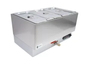 Parry Hot Hold 1885 electric bain marie wet with drain 3 x 1]3 GN. - islandcatering