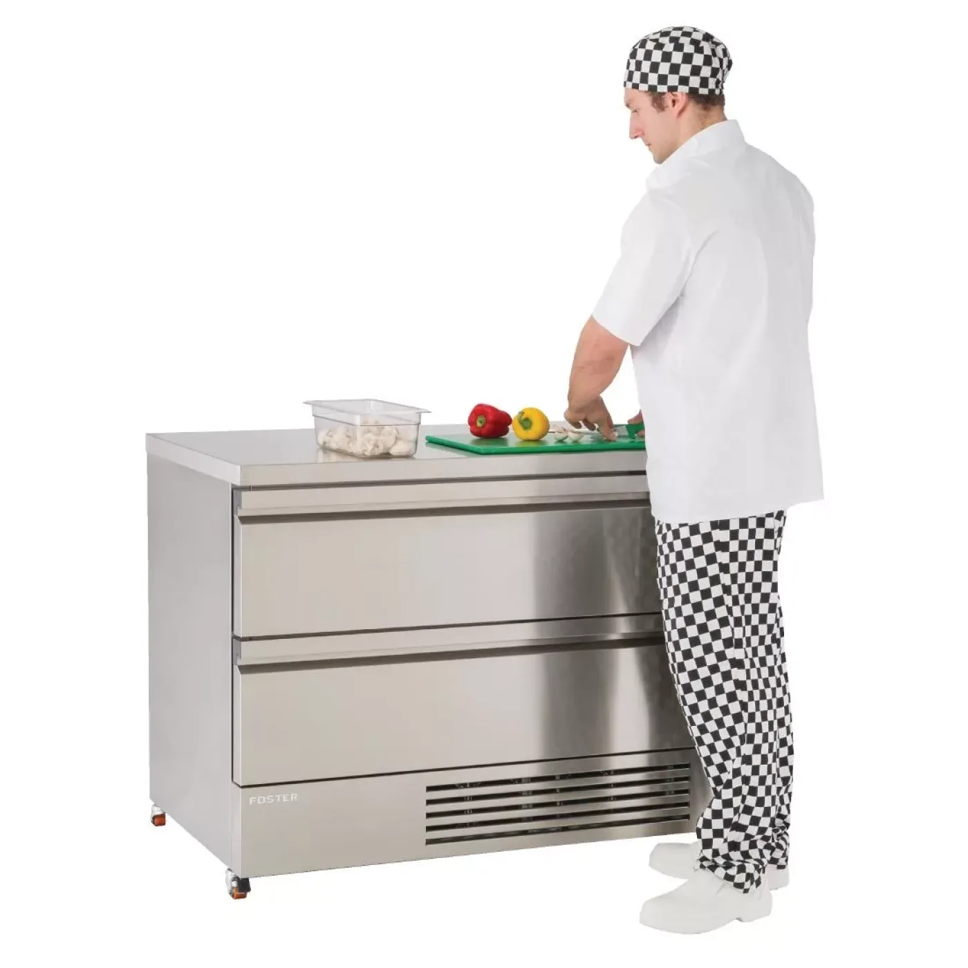 Foster FlexDrawer 2 Drawer Counter Fridge/Freezer FFC6-2 - islandcatering - 3