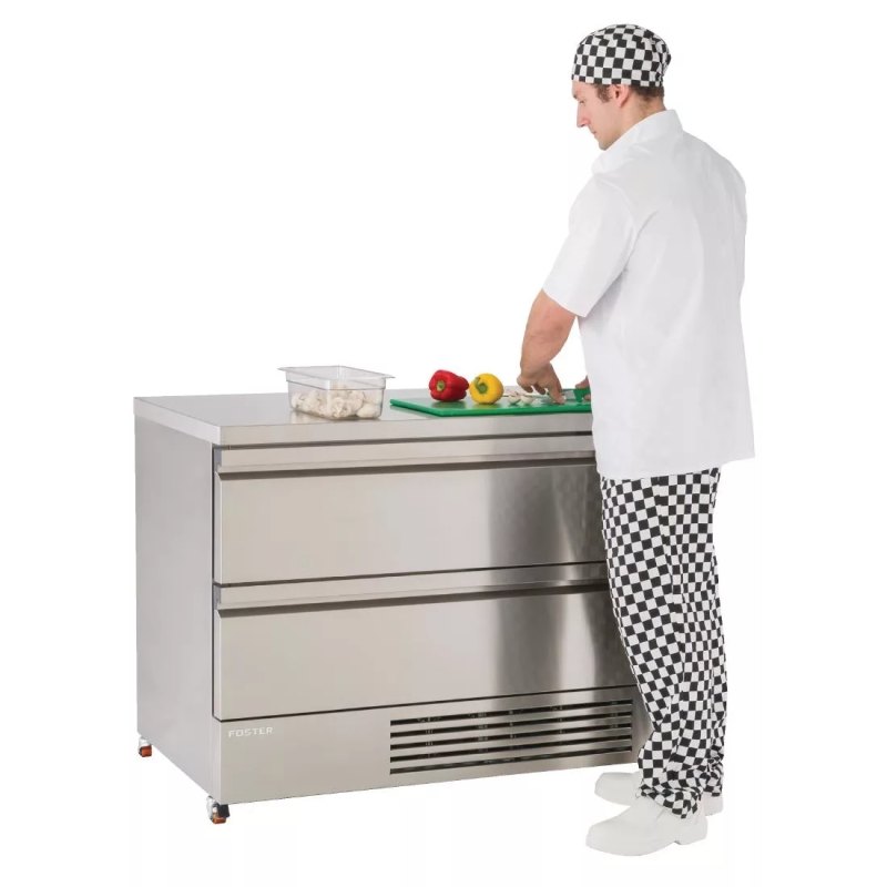 Foster FlexDrawer 2 Drawer Counter Fridge/Freezer FFC6-2 - islandcatering