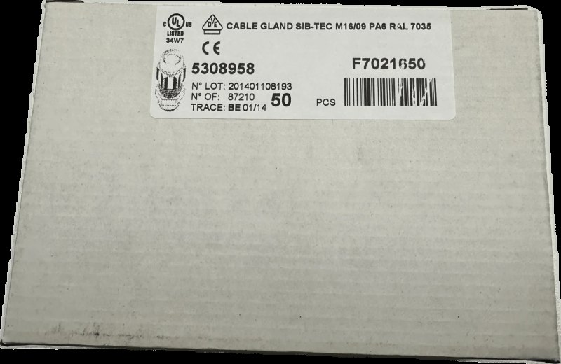 Schlemmer Kabelverschraubung 5308958 SIB-TEC Metric M16x1,5/9