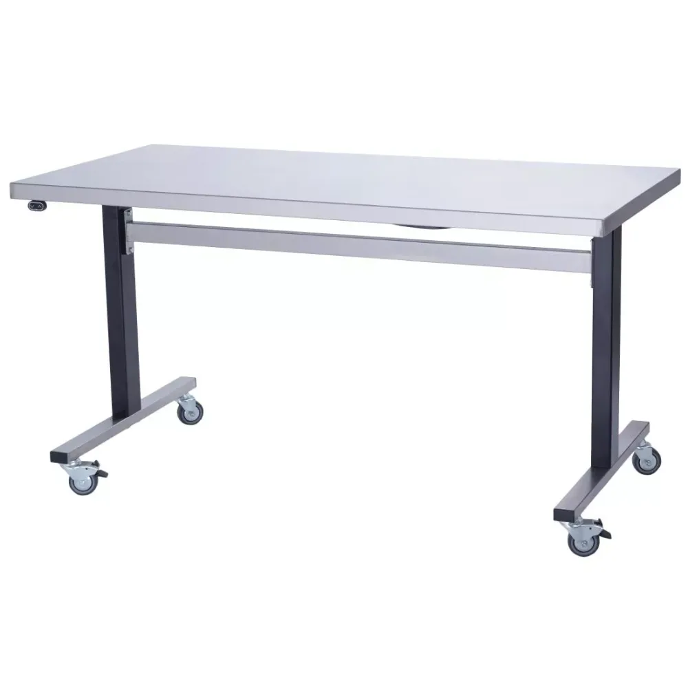 Parry Stainless Steel Adjustable Height Table Wide Electric Mobile 1000mm - islandcatering
