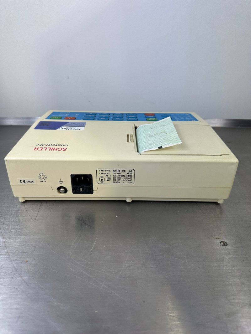 Schiller Cardiovit AT-1 EKG tragbarer Elektrokardiograph mit 10-adrigem EKG Kabel