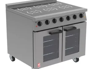 Falcon Dominator One Series 6 zone Induction Range on Castors E163i - islandcatering