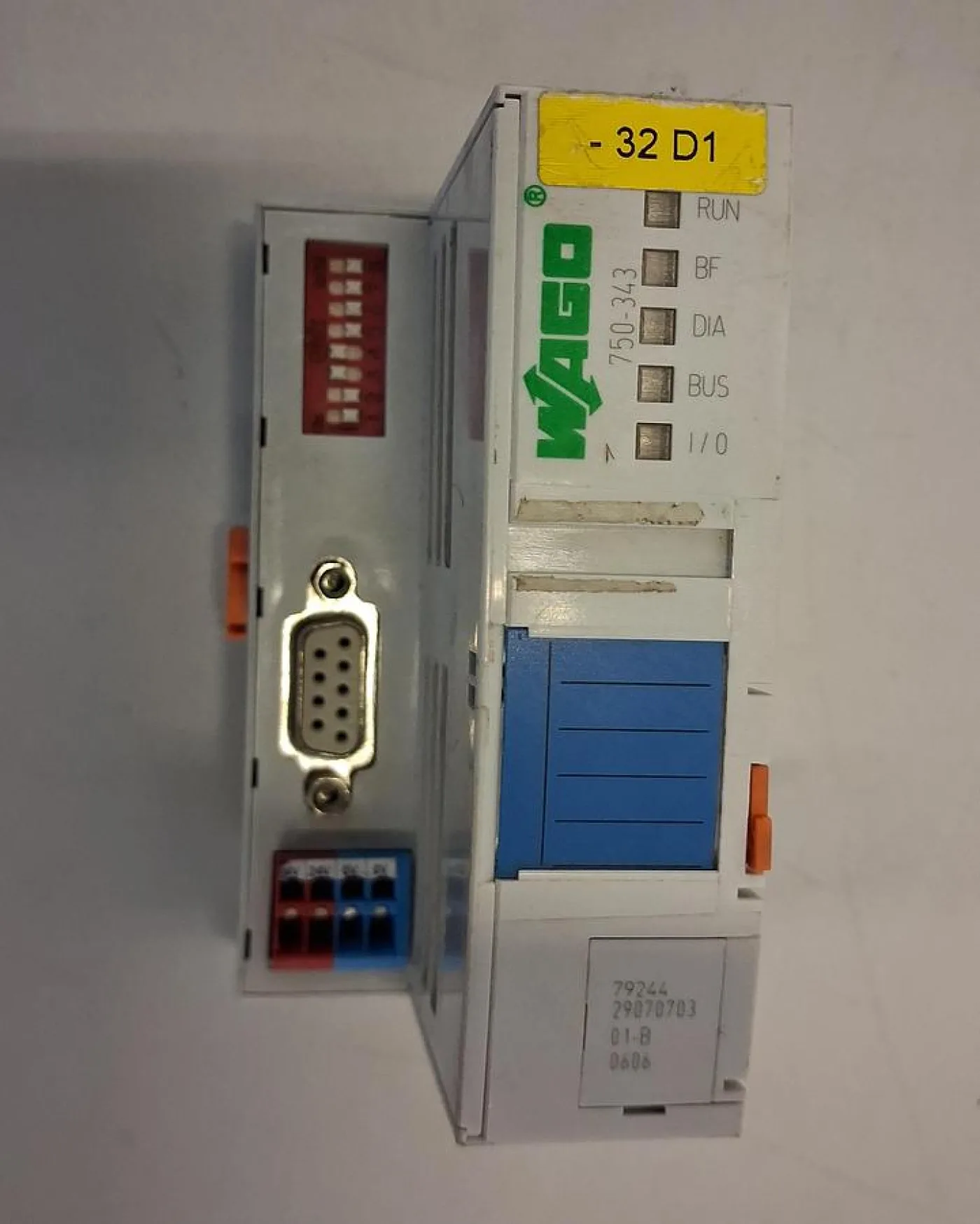 WAGO 750-312 kompakter Feldbuskoppler für PROFIBUS DP - 2