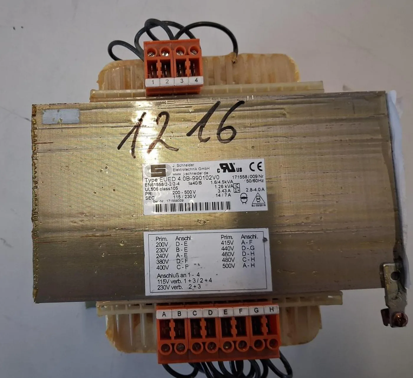Schneider EUEDW 0,6B-990102V0 Steuer- und Trenntransformator - 3