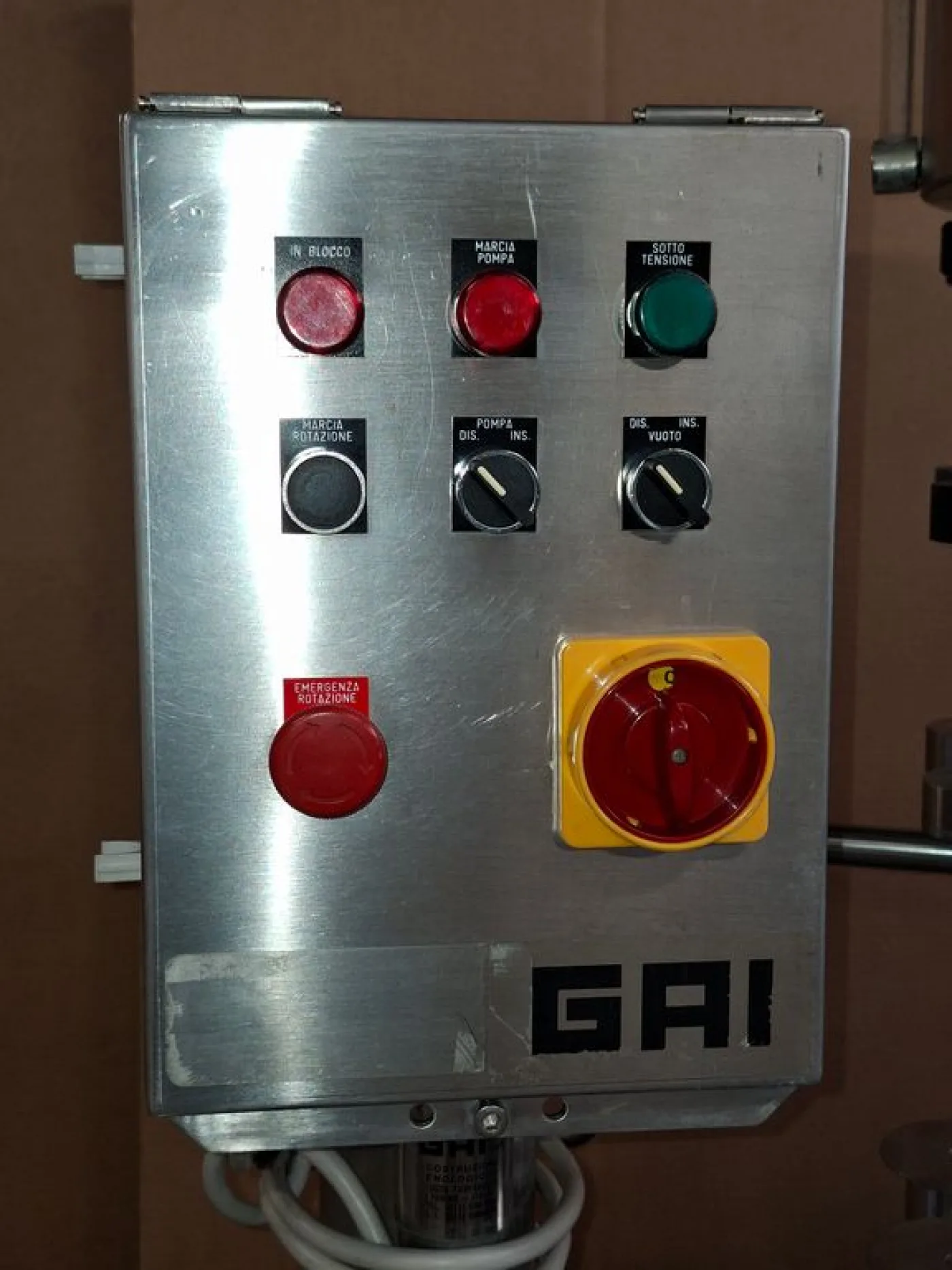 STAINLESS STEEL FILLER MACHINE GAI 12 VALVES, TO SLIGHT DEPRESSION, SECOND HAND MACHINE - 8