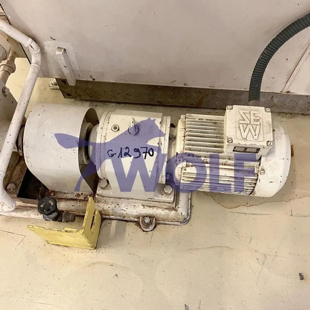 Zahnrad-Massepumpe THOUET - Type ZP-63/10-S, mit ca. 10.000 Liter pro Stunde.