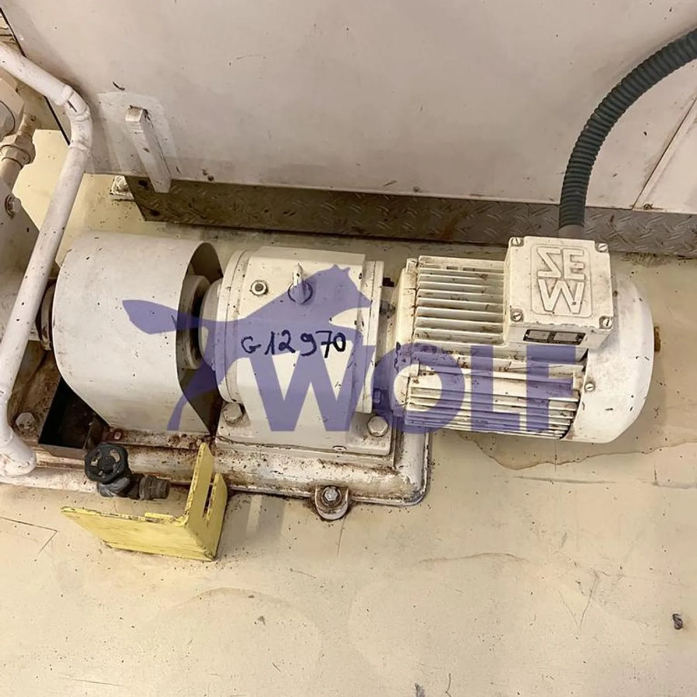 Zahnrad-Massepumpe THOUET - Type ZP-63/10-S, mit ca. 10.000 Liter pro Stunde. - 1