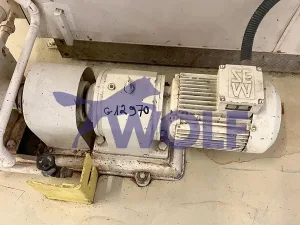Zahnrad-Massepumpe THOUET - Type ZP-63/10-S, mit ca. 10.000 Liter pro Stunde.