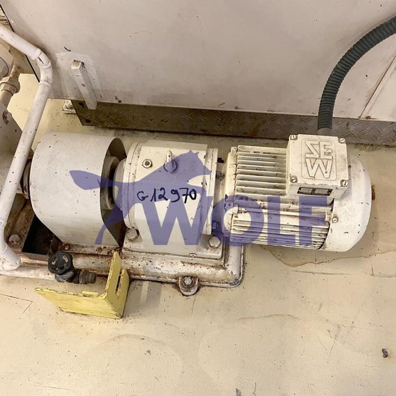 Zahnrad-Massepumpe THOUET - Type ZP-63/10-S, mit ca. 10.000 Liter pro Stunde.