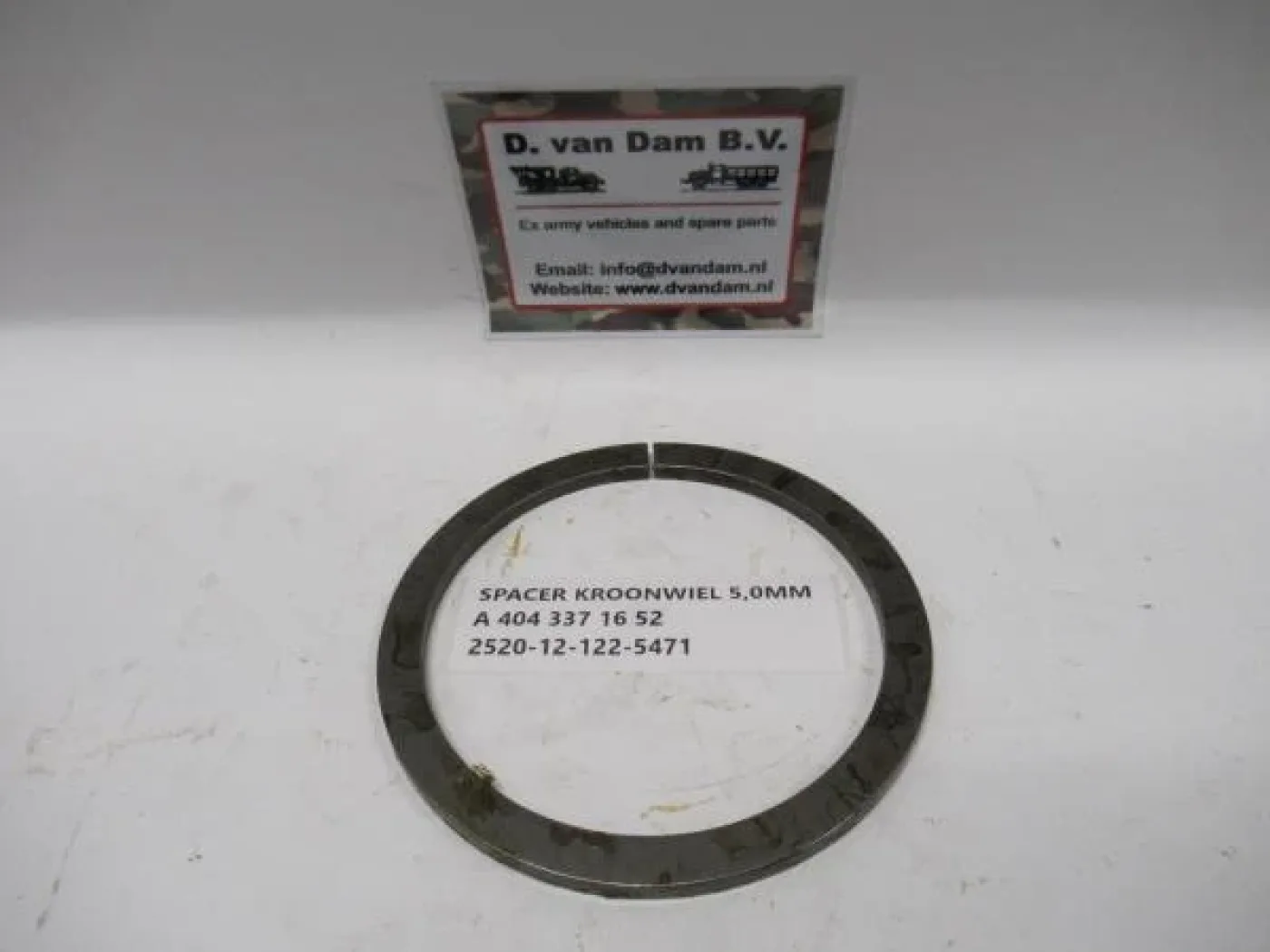 Spacer kroonwiel 5,0MM - 1