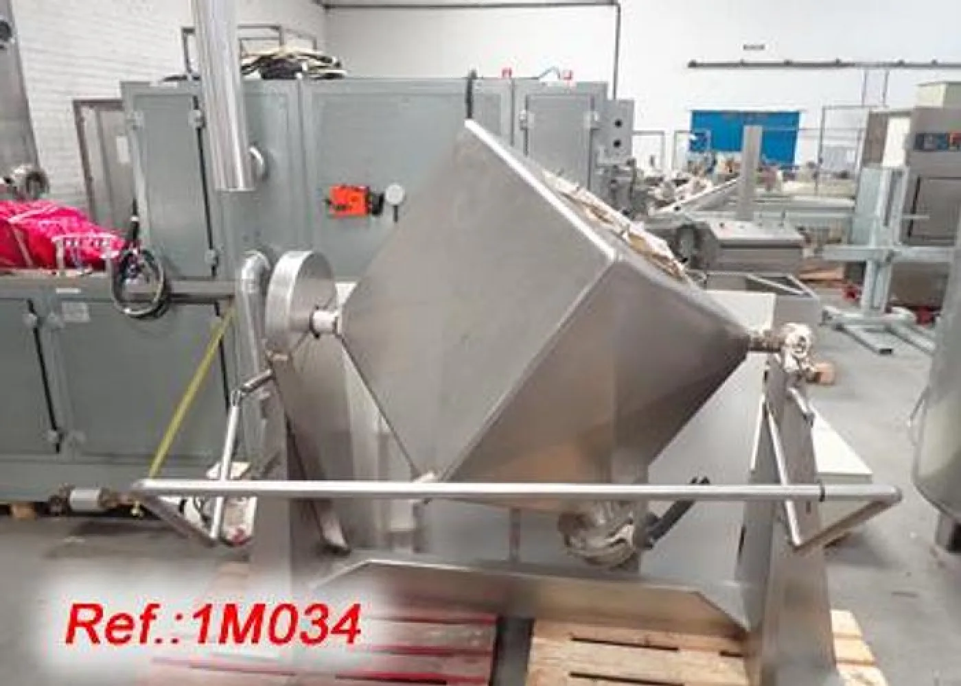 MEZCLADOR DE DADO DE 600L APROX. DE ACERO INOXIDABLE - 1