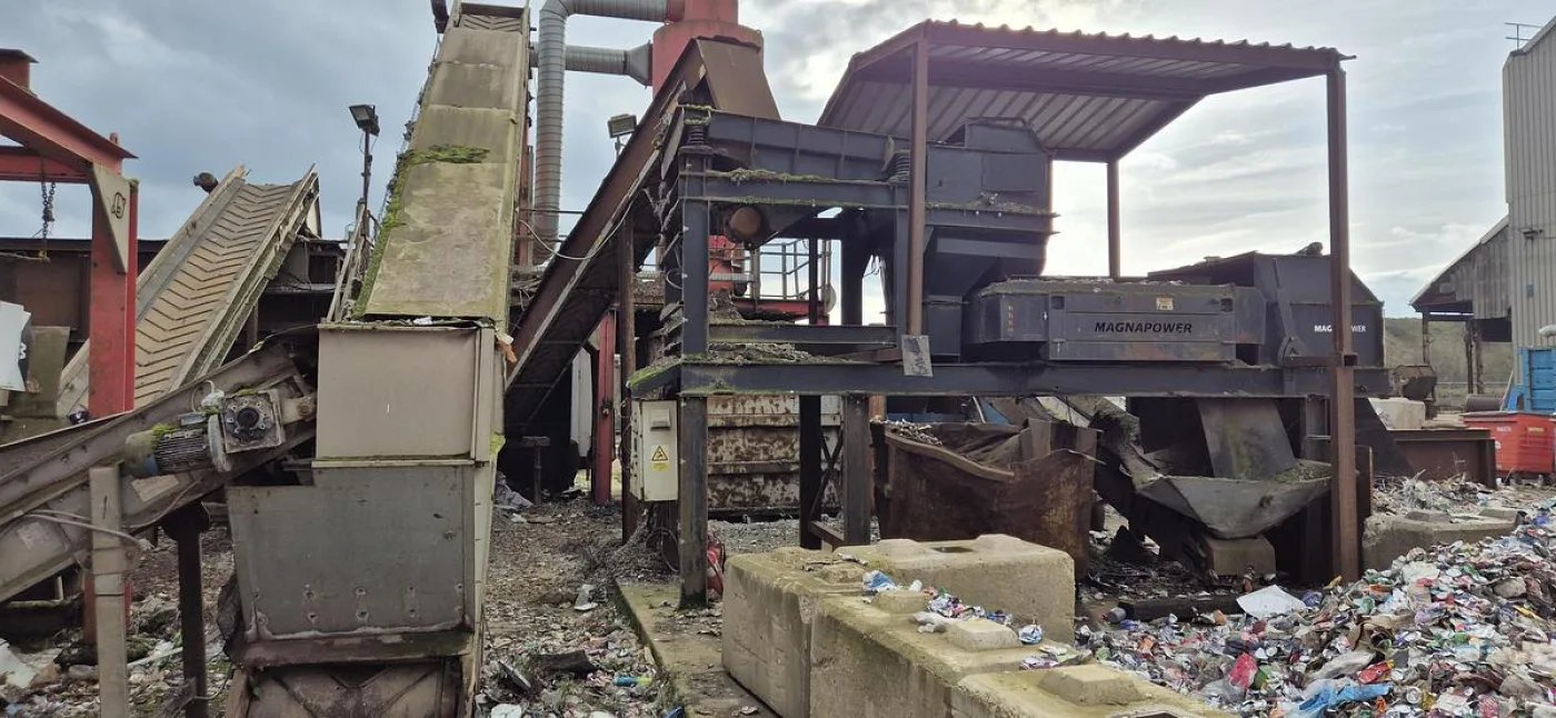 2016 Bano 3590 Single-shaft Shredder Processing Line - 3