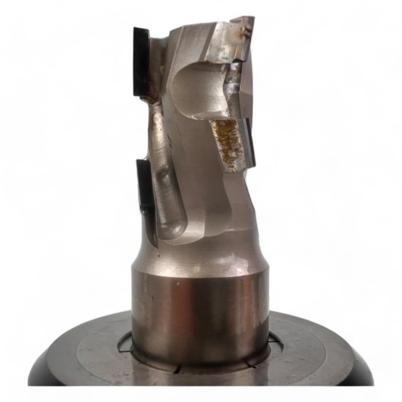 HSK 63 F Spannzangenfutter mit austauschbaren Spannzangen und DIA Fräser Ø 22 mm, L=34 mm, Z=3