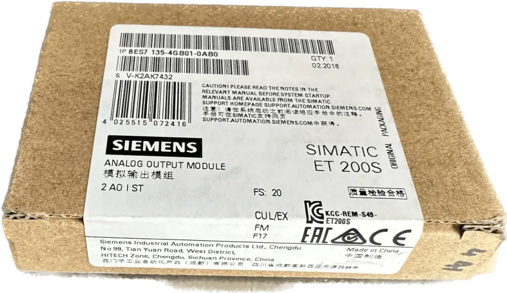 Siemens SIMATIC DP 6ES7135-4GB01-0AB0