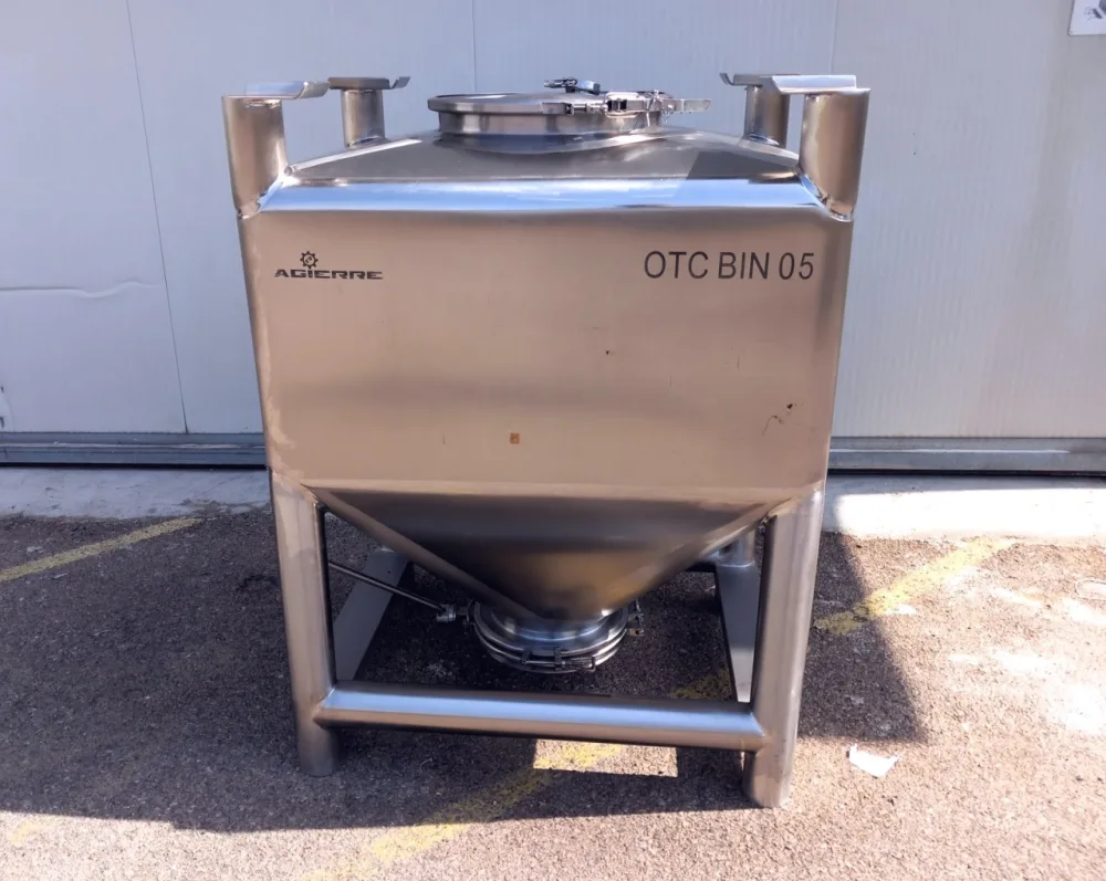 BIN ACCIAIO IBC (CONTENITORE PER MERCE SFUSA) – AGIERRE – MOD. OTC BIN 05